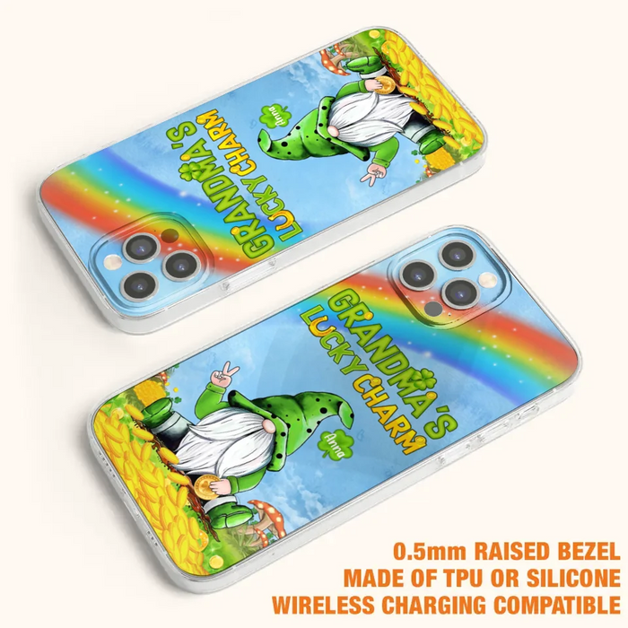 Custom Personalized iPhone Case/Samsung Case - Gift for Grandmother - Grandma's Lucky Charms Phone Case - Up to 6 Grandkids