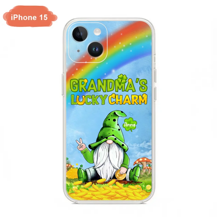 Custom Personalized iPhone Case/Samsung Case - Gift for Grandmother - Grandma's Lucky Charms Phone Case - Up to 6 Grandkids