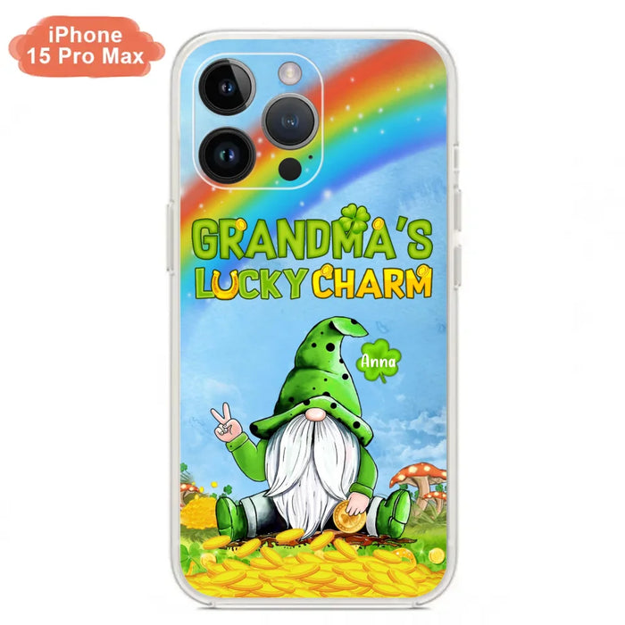 Custom Personalized iPhone Case/Samsung Case - Gift for Grandmother - Grandma's Lucky Charms Phone Case - Up to 6 Grandkids