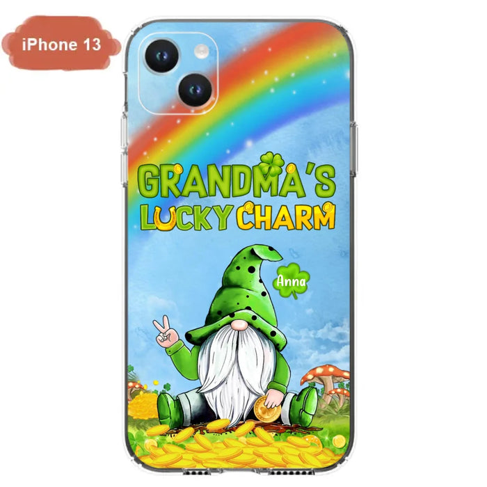 Custom Personalized iPhone Case/Samsung Case - Gift for Grandmother - Grandma's Lucky Charms Phone Case - Up to 6 Grandkids