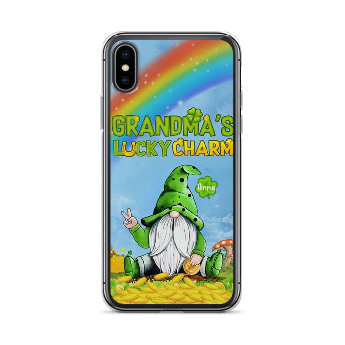 Custom Personalized iPhone Case/Samsung Case - Gift for Grandmother - Grandma's Lucky Charms Phone Case - Up to 6 Grandkids