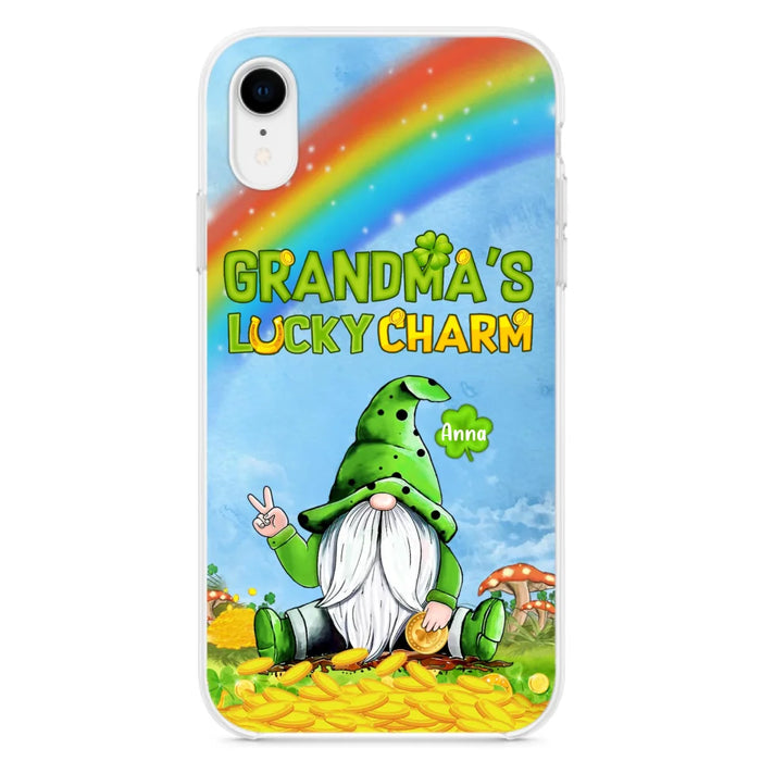 Custom Personalized iPhone Case/Samsung Case - Gift for Grandmother - Grandma's Lucky Charms Phone Case - Up to 6 Grandkids