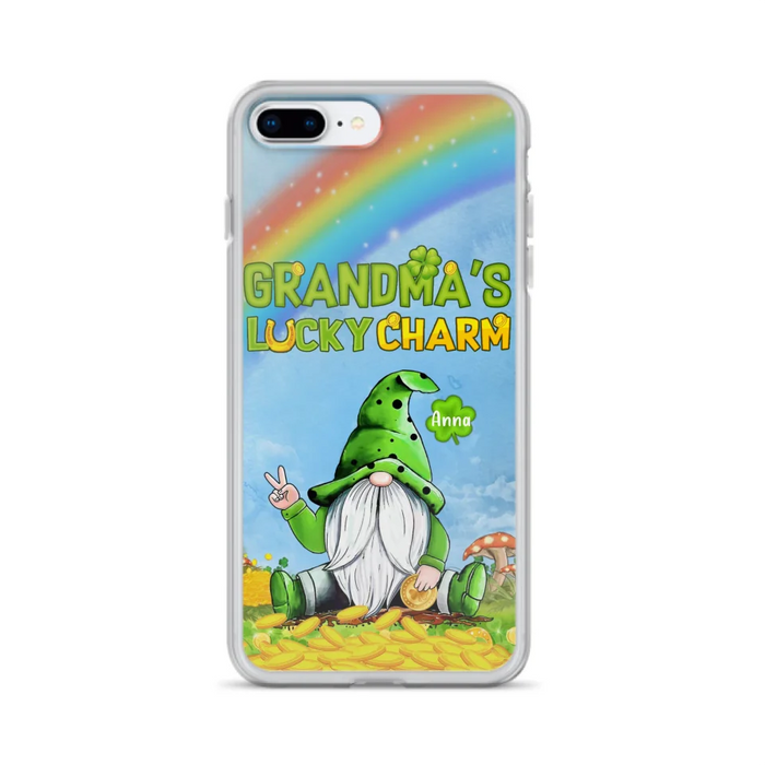 Custom Personalized iPhone Case/Samsung Case - Gift for Grandmother - Grandma's Lucky Charms Phone Case - Up to 6 Grandkids