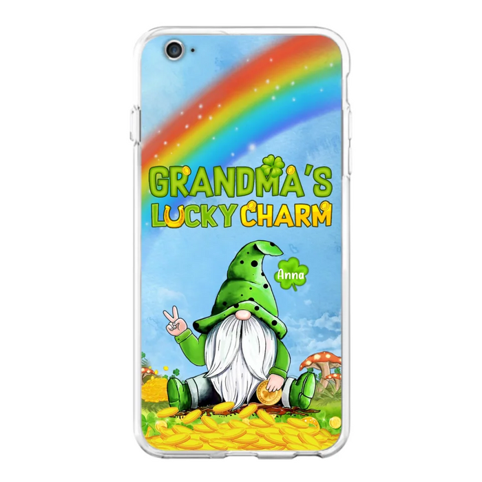 Custom Personalized iPhone Case/Samsung Case - Gift for Grandmother - Grandma's Lucky Charms Phone Case - Up to 6 Grandkids