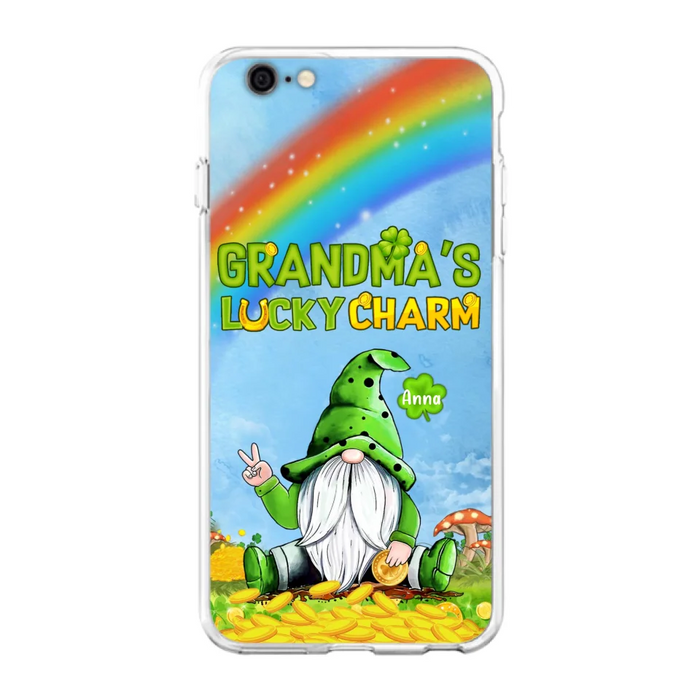 Custom Personalized iPhone Case/Samsung Case - Gift for Grandmother - Grandma's Lucky Charms Phone Case - Up to 6 Grandkids