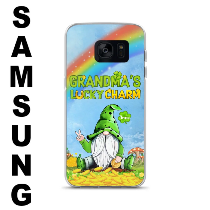 Custom Personalized iPhone Case/Samsung Case - Gift for Grandmother - Grandma's Lucky Charms Phone Case - Up to 6 Grandkids