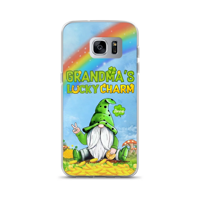 Custom Personalized iPhone Case/Samsung Case - Gift for Grandmother - Grandma's Lucky Charms Phone Case - Up to 6 Grandkids