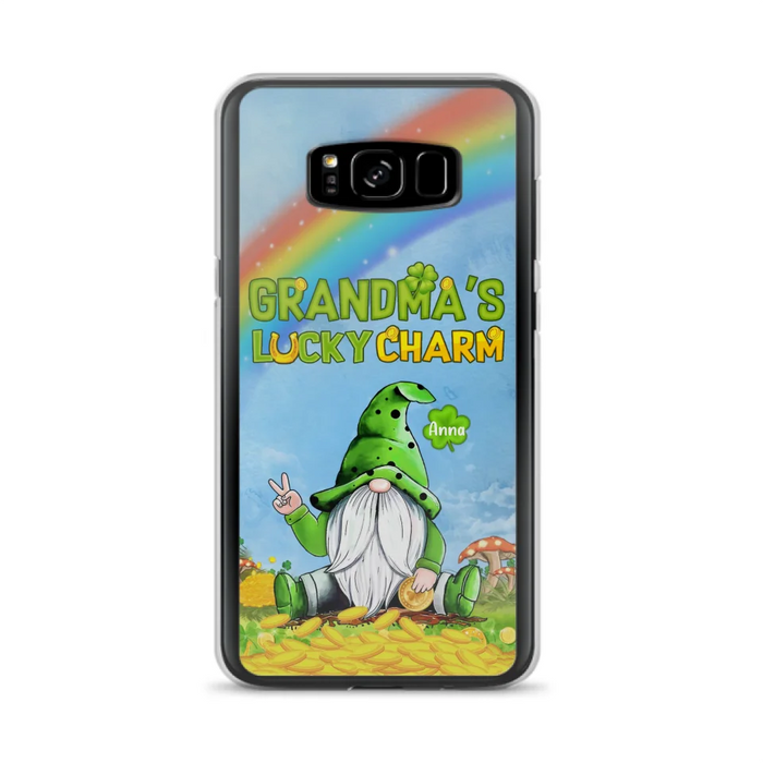 Custom Personalized iPhone Case/Samsung Case - Gift for Grandmother - Grandma's Lucky Charms Phone Case - Up to 6 Grandkids