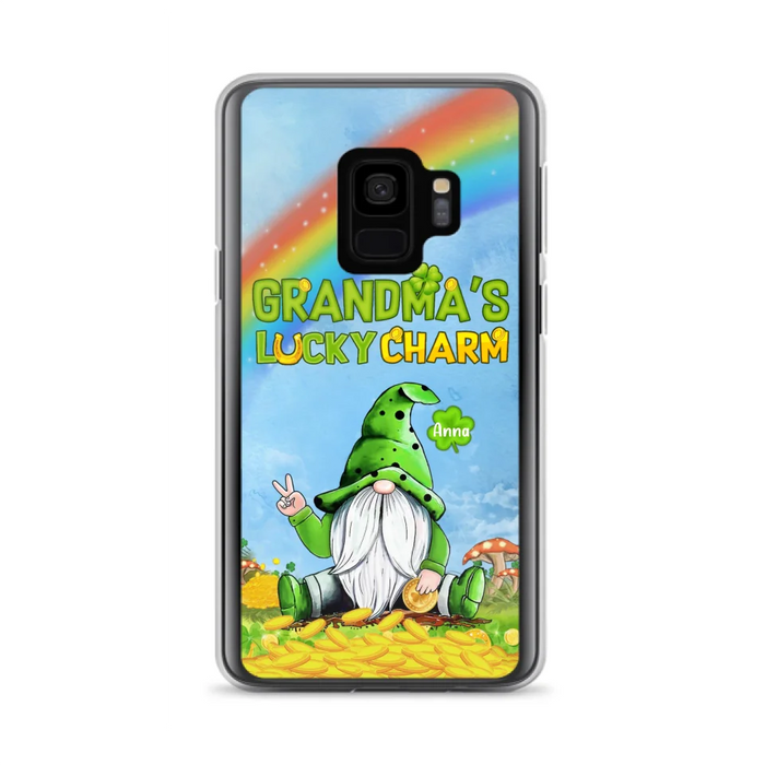 Custom Personalized iPhone Case/Samsung Case - Gift for Grandmother - Grandma's Lucky Charms Phone Case - Up to 6 Grandkids