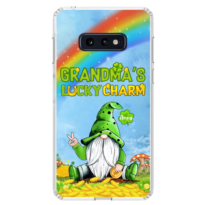 Custom Personalized iPhone Case/Samsung Case - Gift for Grandmother - Grandma's Lucky Charms Phone Case - Up to 6 Grandkids