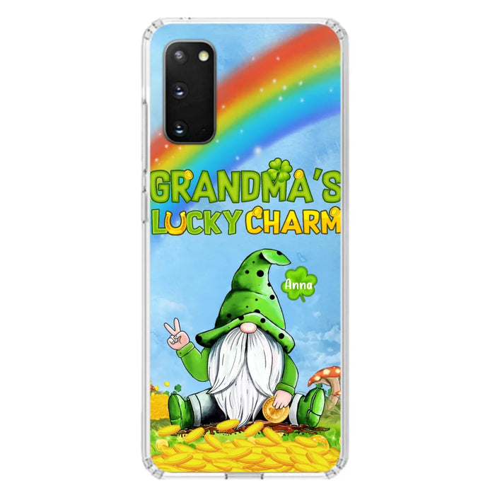 Custom Personalized iPhone Case/Samsung Case - Gift for Grandmother - Grandma's Lucky Charms Phone Case - Up to 6 Grandkids