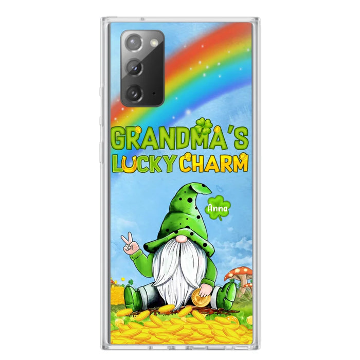 Custom Personalized iPhone Case/Samsung Case - Gift for Grandmother - Grandma's Lucky Charms Phone Case - Up to 6 Grandkids