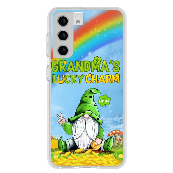 Custom Personalized iPhone Case/Samsung Case - Gift for Grandmother - Grandma's Lucky Charms Phone Case - Up to 6 Grandkids