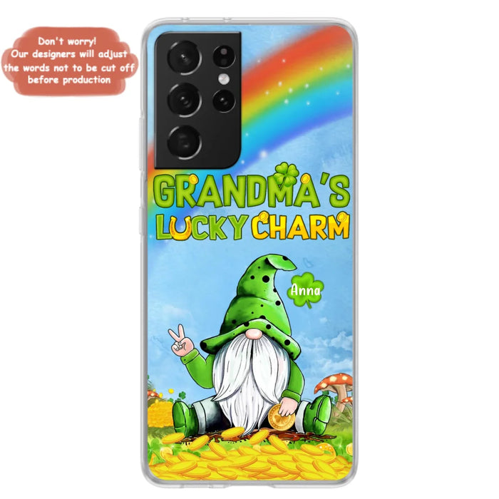 Custom Personalized iPhone Case/Samsung Case - Gift for Grandmother - Grandma's Lucky Charms Phone Case - Up to 6 Grandkids