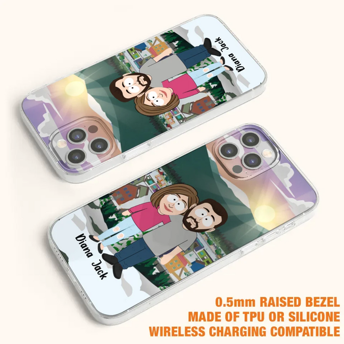 Custom Personalized Couple Phone Case - Gift For Couple