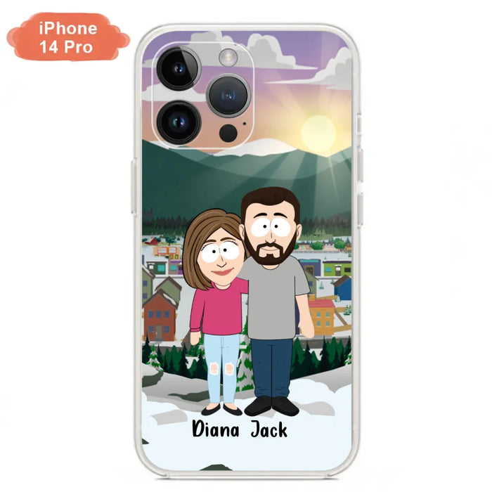 Custom Personalized Couple Phone Case - Gift For Couple