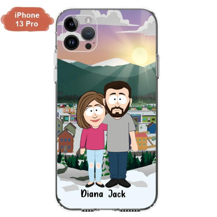 Custom Personalized Couple Phone Case - Gift For Couple