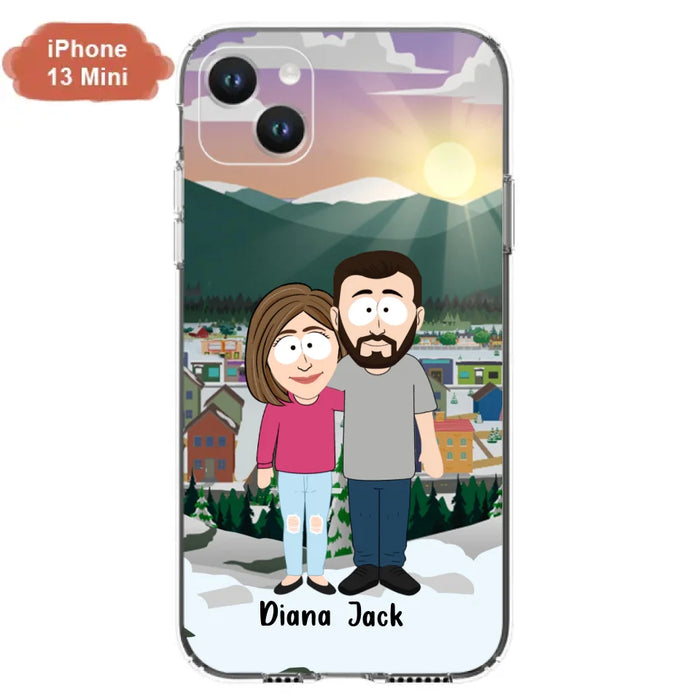 Custom Personalized Couple Phone Case - Gift For Couple