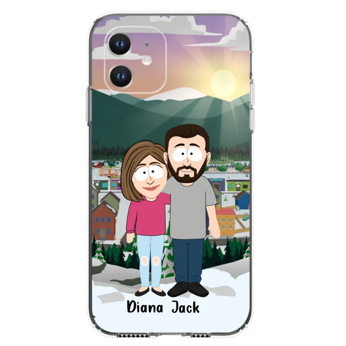 Custom Personalized Couple Phone Case - Gift For Couple