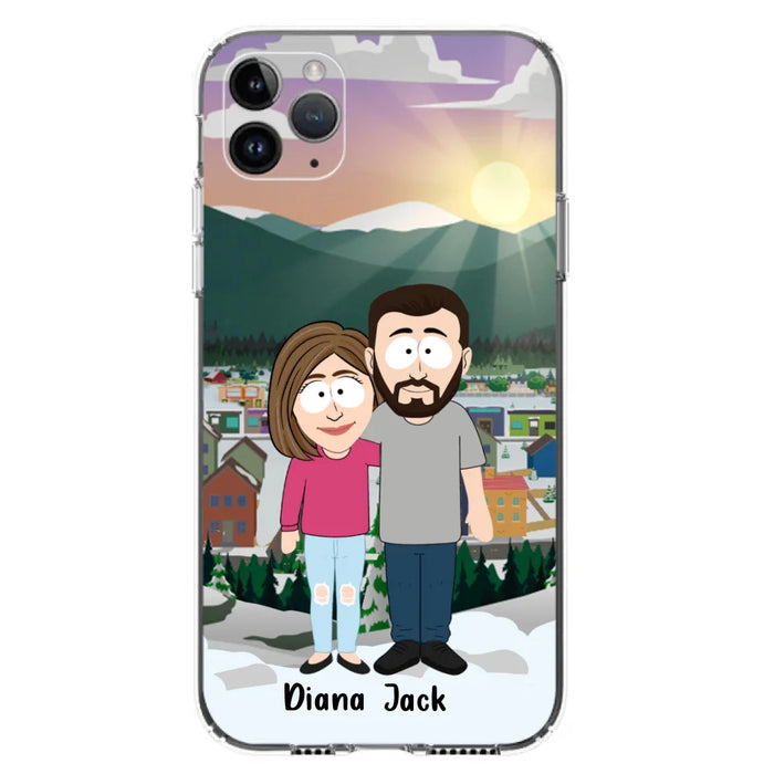 Custom Personalized Couple Phone Case - Gift For Couple