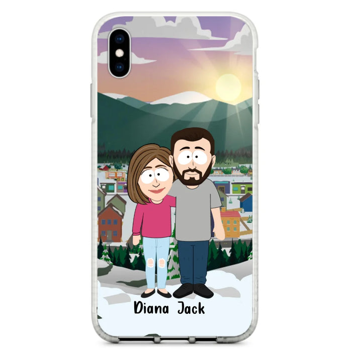 Custom Personalized Couple Phone Case - Gift For Couple