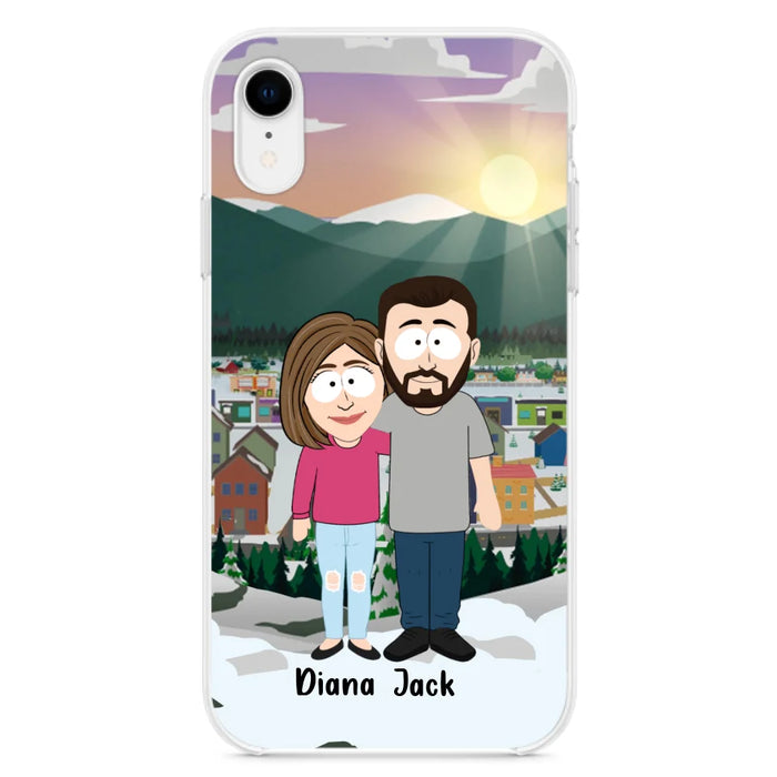 Custom Personalized Couple Phone Case - Gift For Couple