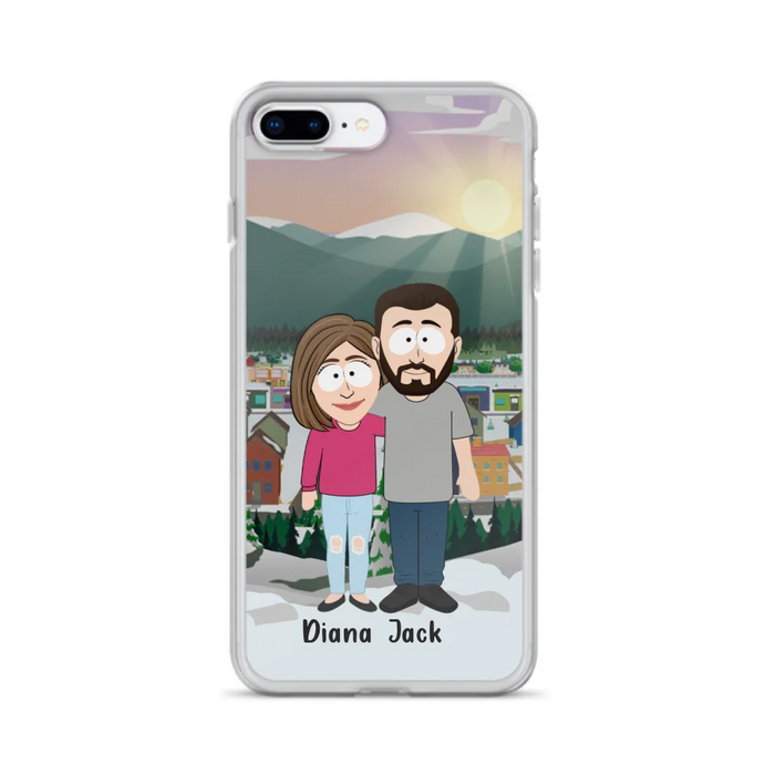 Custom Personalized Couple Phone Case - Gift For Couple