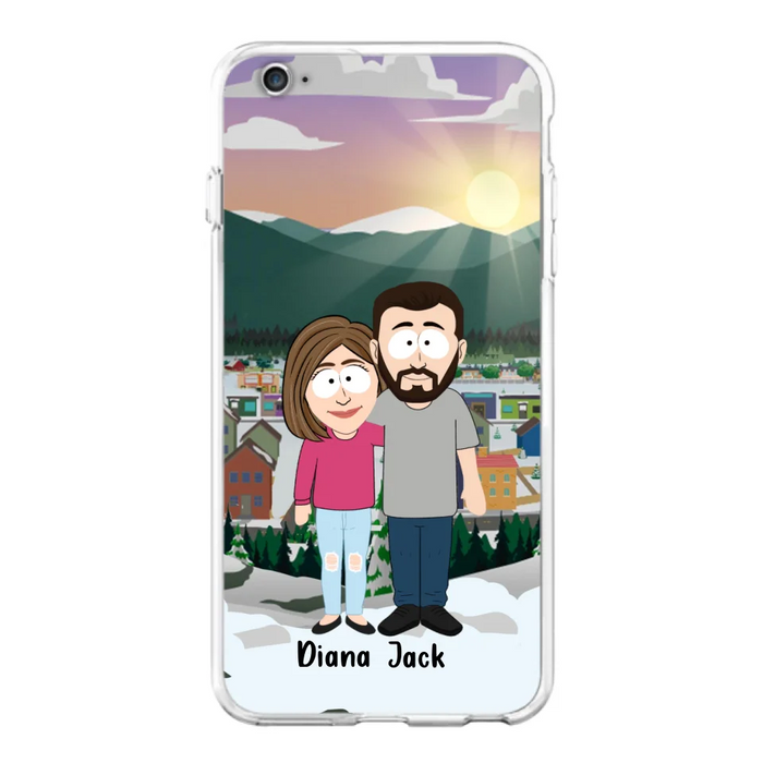 Custom Personalized Couple Phone Case - Gift For Couple