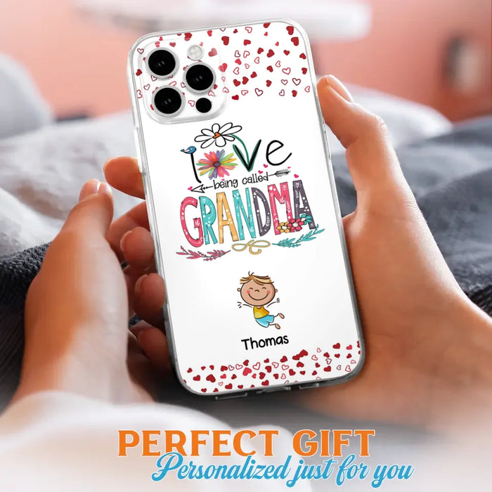 Custom Personalized Blessed To Be Called Nana Phone Case - Upto 5 Kids - Gift Idea For Nana/ Mama/Kids - Case For iPhone And Samsung