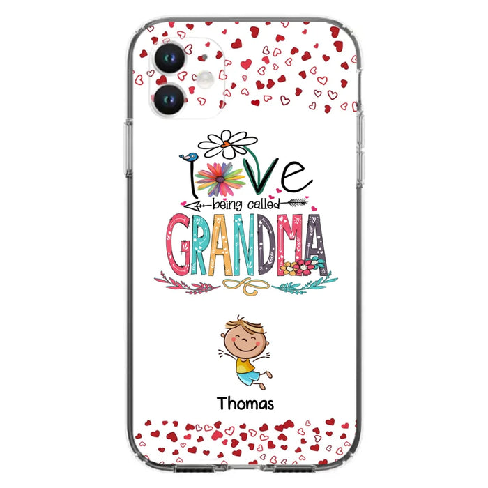 Custom Personalized Blessed To Be Called Nana Phone Case - Upto 5 Kids - Gift Idea For Nana/ Mama/Kids - Case For iPhone And Samsung