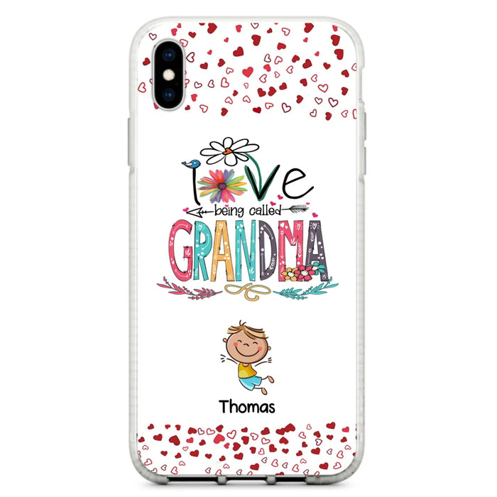 Custom Personalized Blessed To Be Called Nana Phone Case - Upto 5 Kids - Gift Idea For Nana/ Mama/Kids - Case For iPhone And Samsung