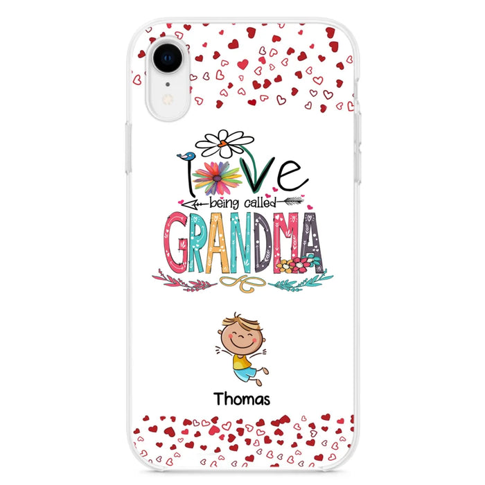 Custom Personalized Blessed To Be Called Nana Phone Case - Upto 5 Kids - Gift Idea For Nana/ Mama/Kids - Case For iPhone And Samsung