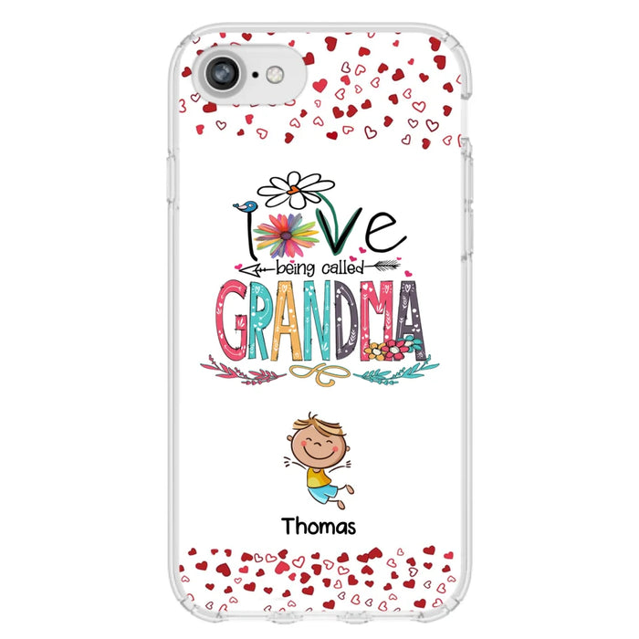 Custom Personalized Blessed To Be Called Nana Phone Case - Upto 5 Kids - Gift Idea For Nana/ Mama/Kids - Case For iPhone And Samsung