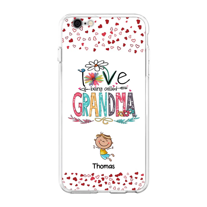 Custom Personalized Blessed To Be Called Nana Phone Case - Upto 5 Kids - Gift Idea For Nana/ Mama/Kids - Case For iPhone And Samsung