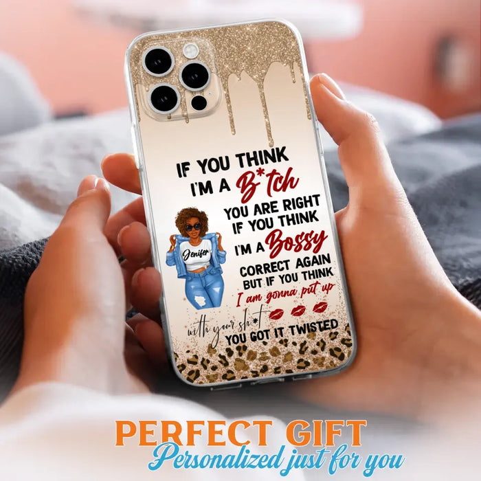 Custom Personalized Someone Called Me A Bitch Phone Case - Case For iPhone and Samsung Models