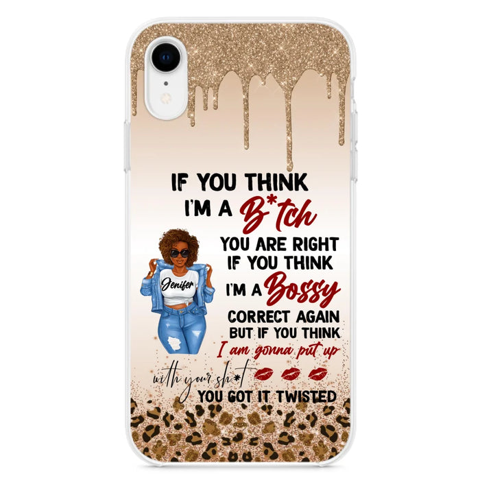 Custom Personalized Someone Called Me A Bitch Phone Case - Case For iPhone and Samsung Models