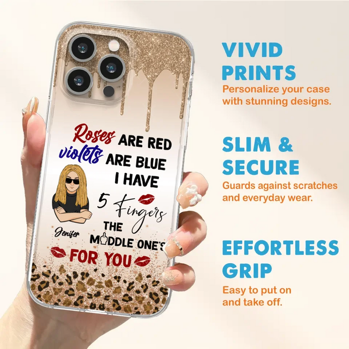 Custom Personalized iPhone and Samsung Case - Gift For Birthday/ Friends - Rose Are Red, Violets Are Blue