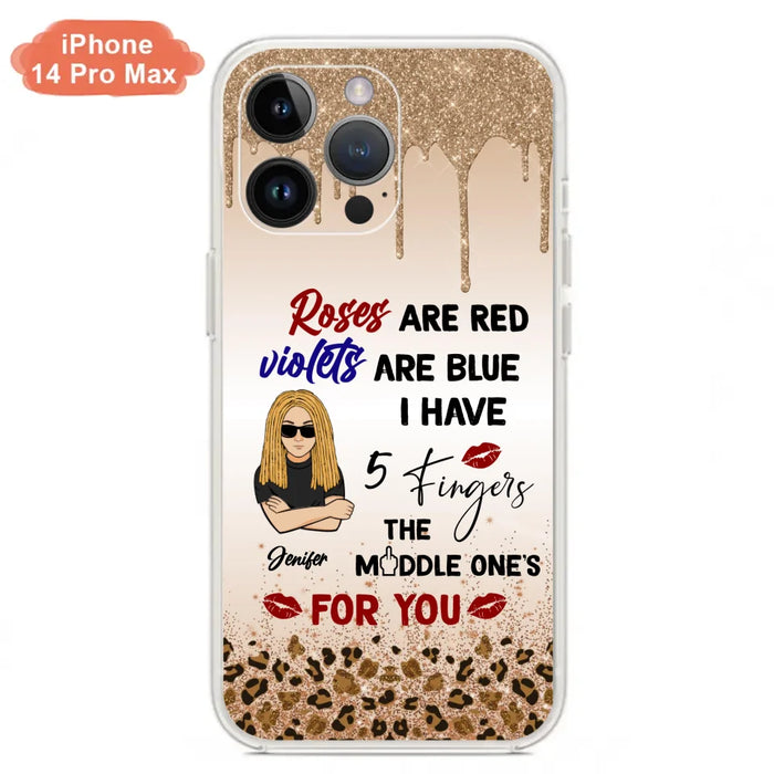 Custom Personalized iPhone and Samsung Case - Gift For Birthday/ Friends - Rose Are Red, Violets Are Blue