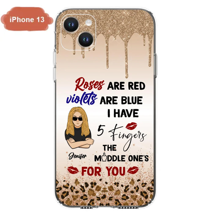 Custom Personalized iPhone and Samsung Case - Gift For Birthday/ Friends - Rose Are Red, Violets Are Blue