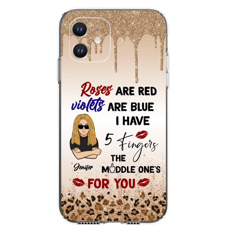 Custom Personalized iPhone and Samsung Case - Gift For Birthday/ Friends - Rose Are Red, Violets Are Blue