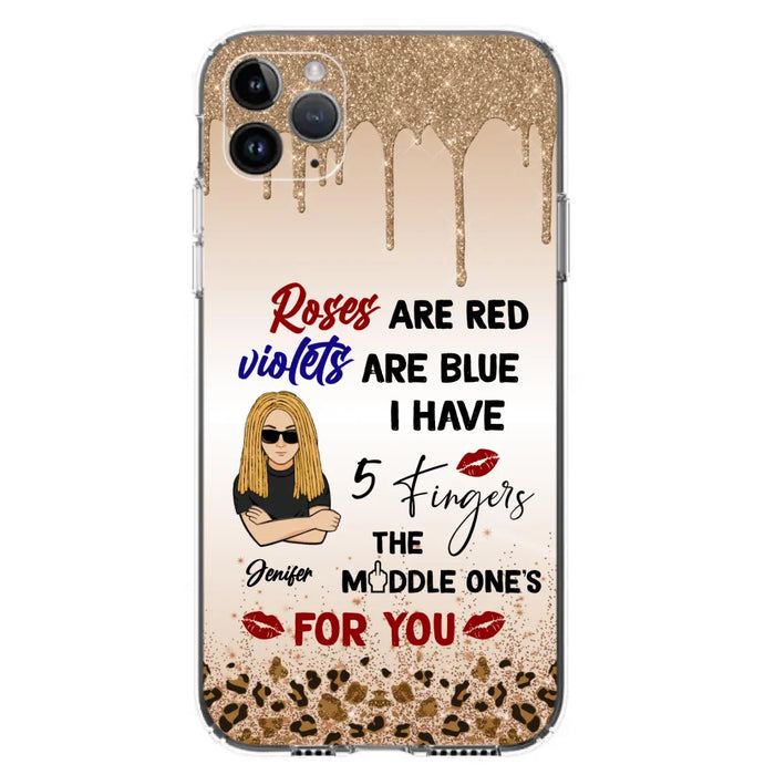 Custom Personalized iPhone and Samsung Case - Gift For Birthday/ Friends - Rose Are Red, Violets Are Blue