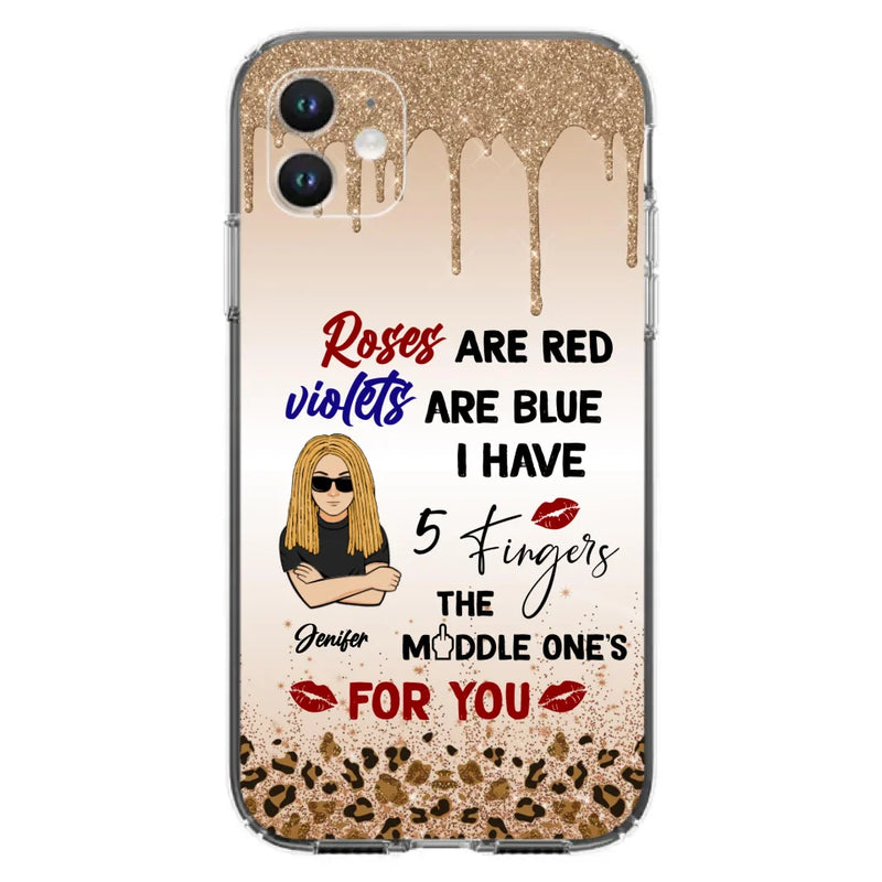 Custom Personalized iPhone and Samsung Case - Gift For Birthday/ Friends - Rose Are Red, Violets Are Blue