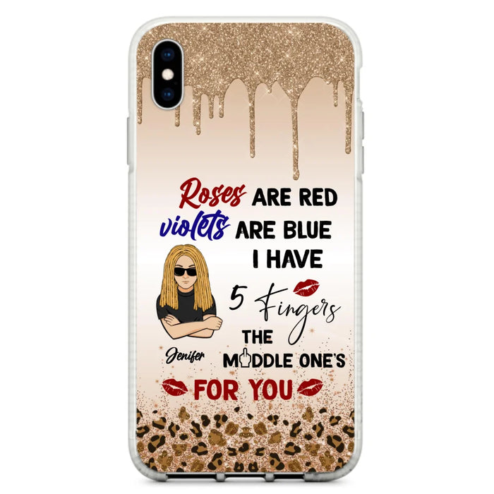 Custom Personalized iPhone and Samsung Case - Gift For Birthday/ Friends - Rose Are Red, Violets Are Blue