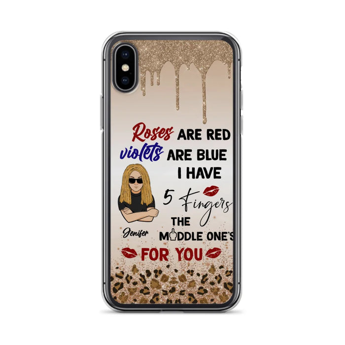 Custom Personalized iPhone and Samsung Case - Gift For Birthday/ Friends - Rose Are Red, Violets Are Blue