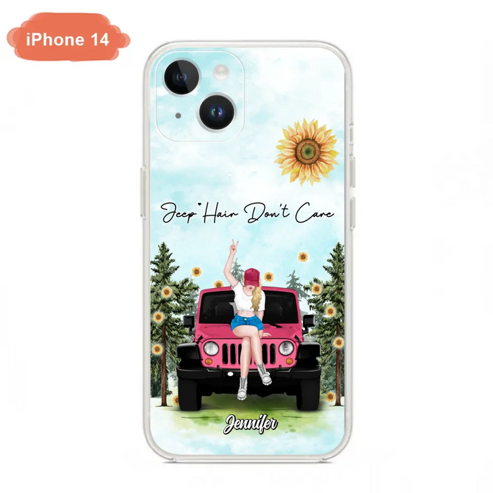 Custom Personalized Off-road Girl Phone Case For iPhone & Samsung - Gift For Off-road Lover