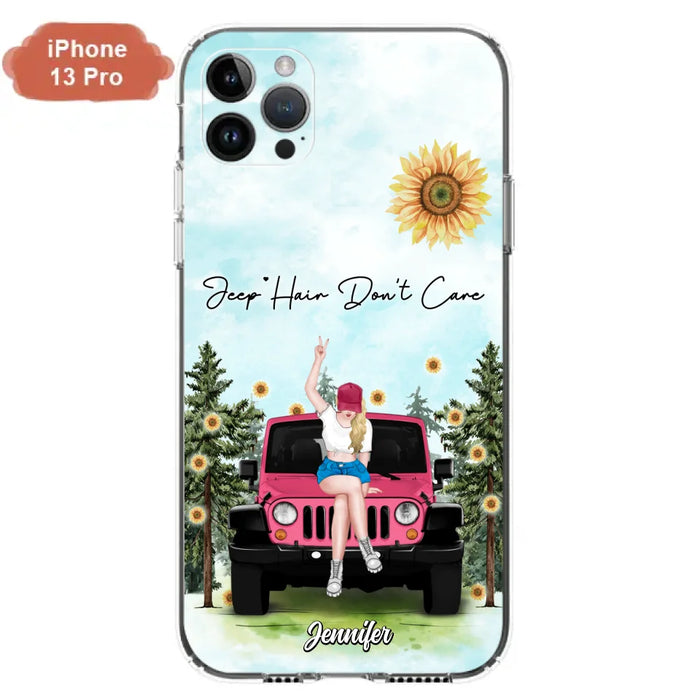 Custom Personalized Off-road Girl Phone Case For iPhone & Samsung - Gift For Off-road Lover