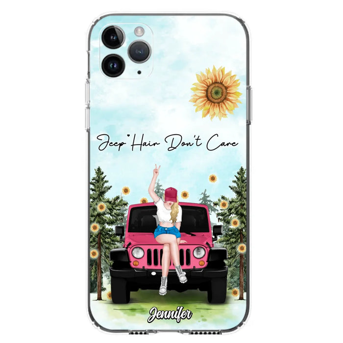 Custom Personalized Off-road Girl Phone Case For iPhone & Samsung - Gift For Off-road Lover