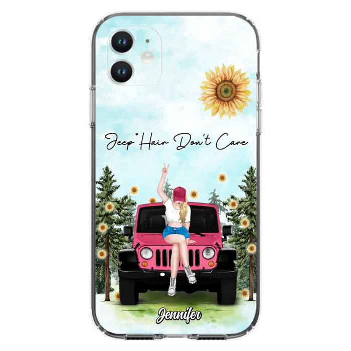 Custom Personalized Off-road Girl Phone Case For iPhone & Samsung - Gift For Off-road Lover