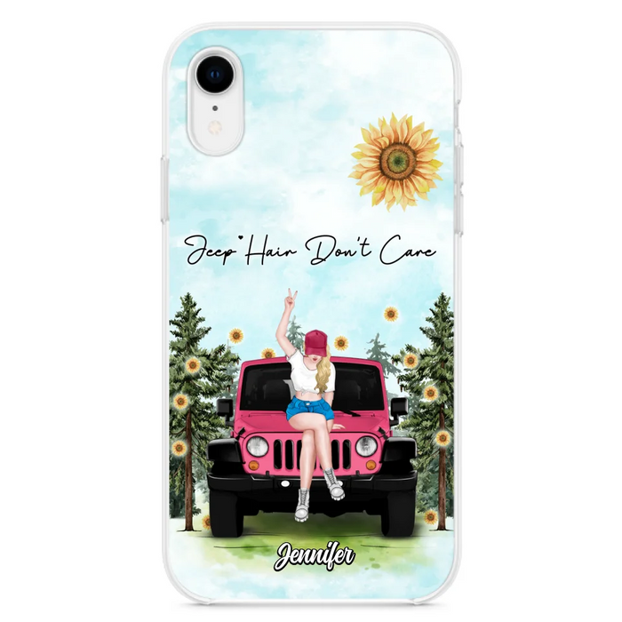 Custom Personalized Off-road Girl Phone Case For iPhone & Samsung - Gift For Off-road Lover