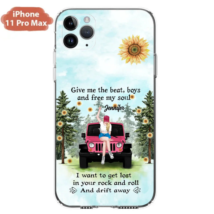 Custom Personalized Off-road Girl Phone Case - Case For iPhone and Samsung - I Want To Get Lost In Your Rock and Roll